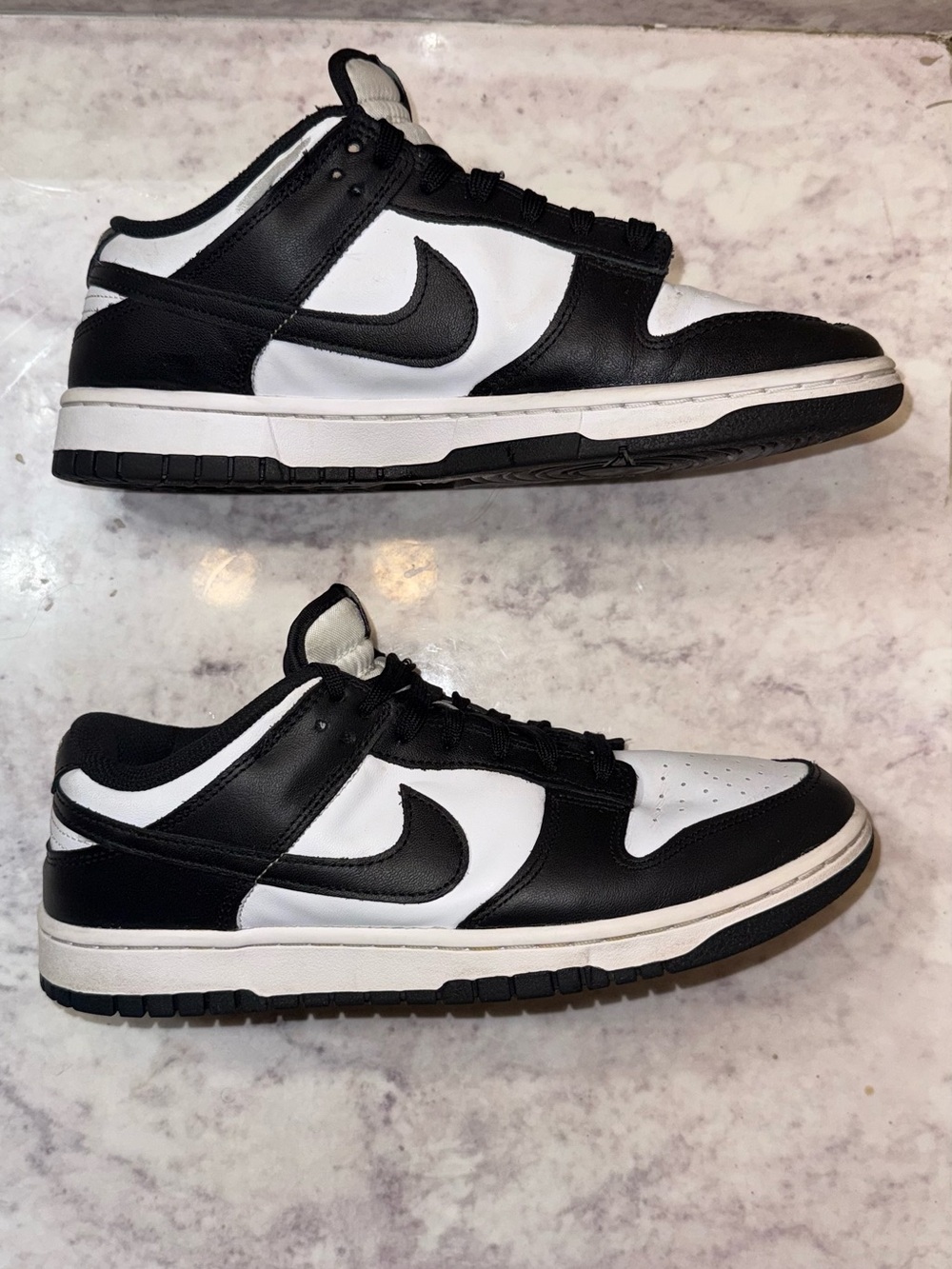 Nike Dunk Low Panda sneakers in black & white